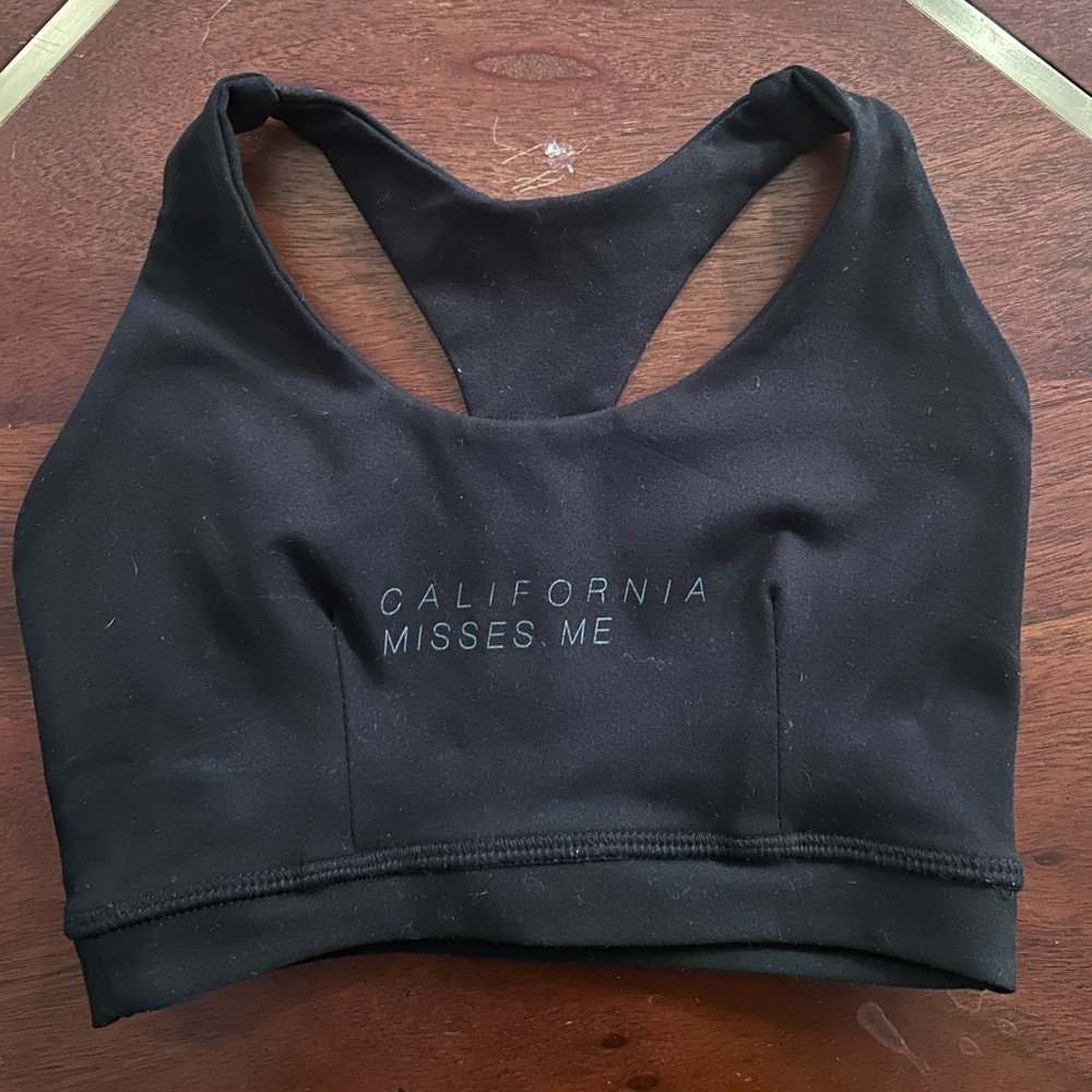 Good hYOUman “California Misses Me” Sports Bra